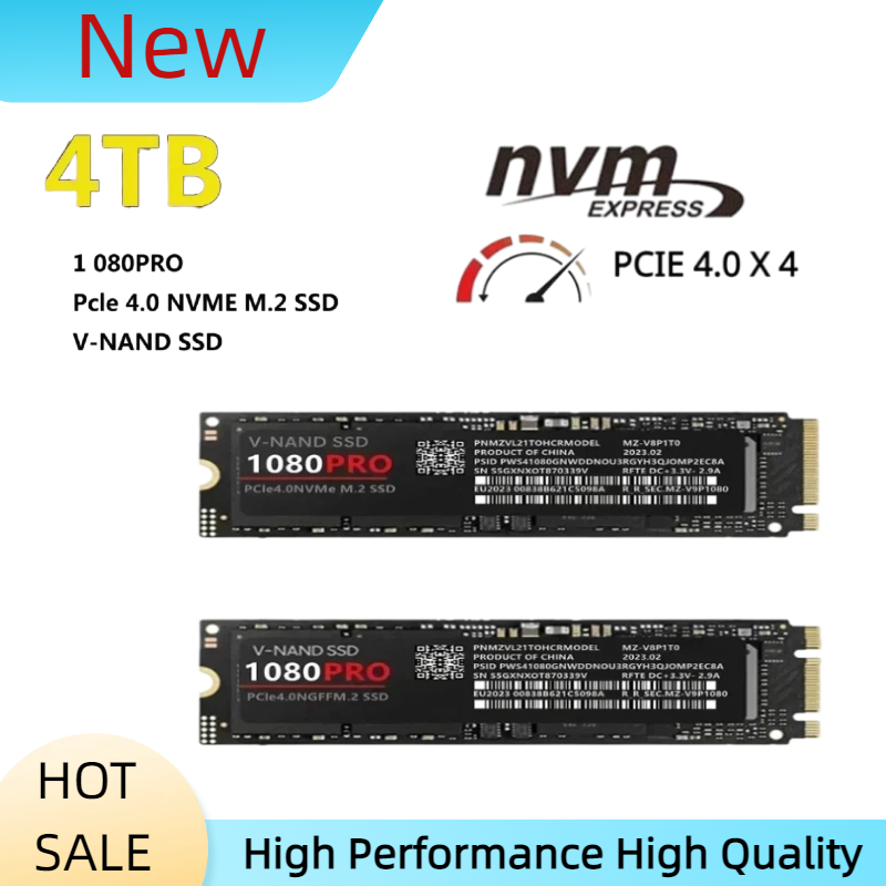 M.2 Nvme 4Tb Pcie 4.0 Ssd - قرص SSD جديد أصلي 1080Pro بسعة