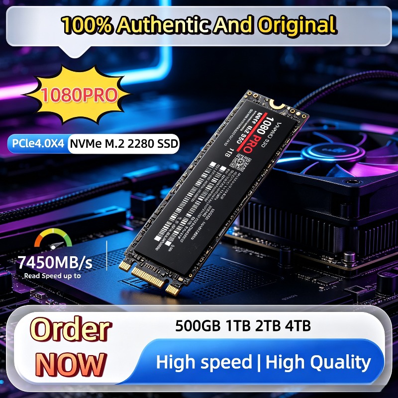 M.2 Nvme 4Tb Pcie 4.0 Ssd - قرص SSD أصلي 100% من نوع