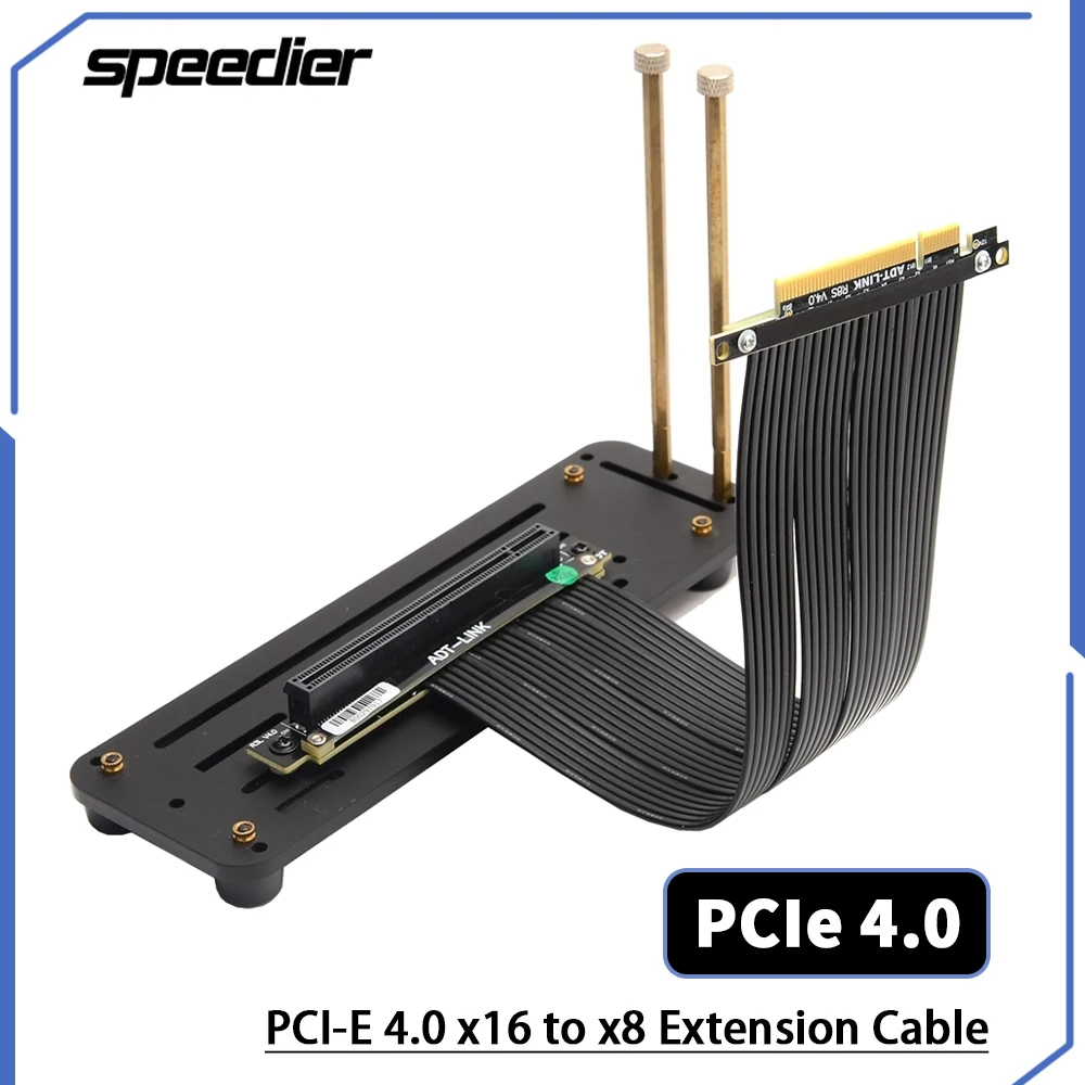 Pcie 4.0 X16 Riser Cable 90 Degree - كابل Riser PCI Express 4.0 X8
