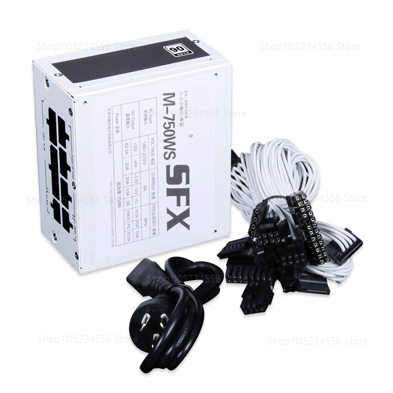 Sfx Power Supply 850W Gold - مزود طاقة SFX كامل الوحدات أبيض
