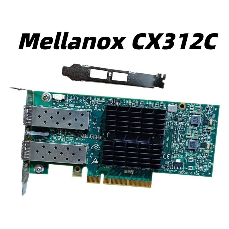 10Gb Sfp+ Pcie Network Card Dual Port - بطاقة شبكة CX312C بسعة 10 جيجابايت