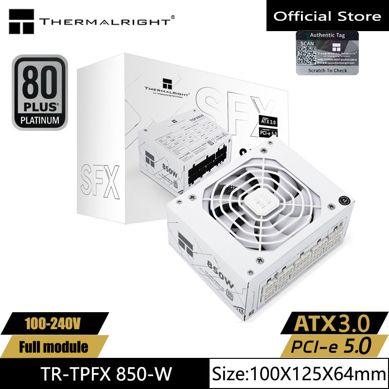 Sfx Power Supply 850W Gold - مصدر طاقة هيكل أبيض TR-TPFX850-W من
