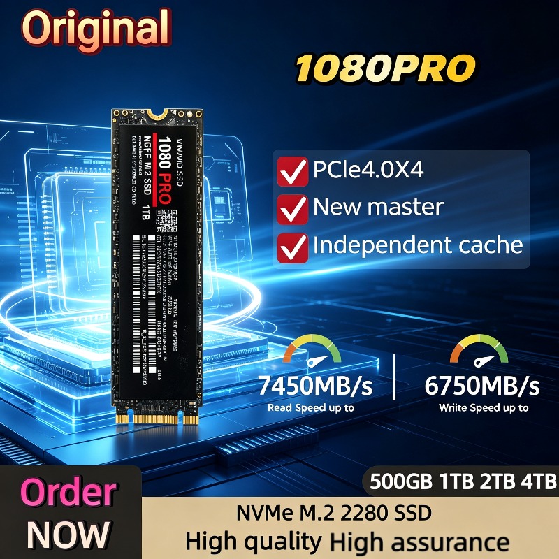 M.2 Nvme 4Tb Pcie 4.0 Ssd - قرص SSD أصلي 100% من نوع