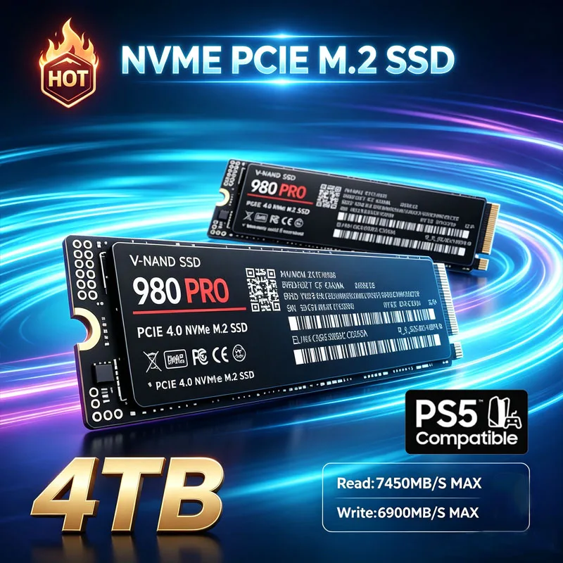 M.2 Nvme 4Tb Pcie 4.0 Ssd - قرص SSD من نوع M.2 NVMe