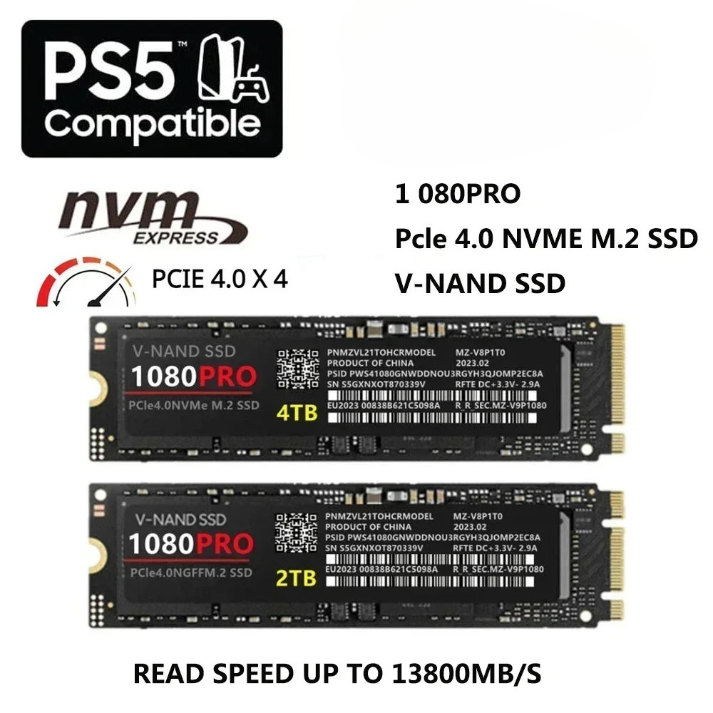 M.2 Nvme 4Tb Pcie 4.0 Ssd - قرص صلب SSD NVMe M.2 2280