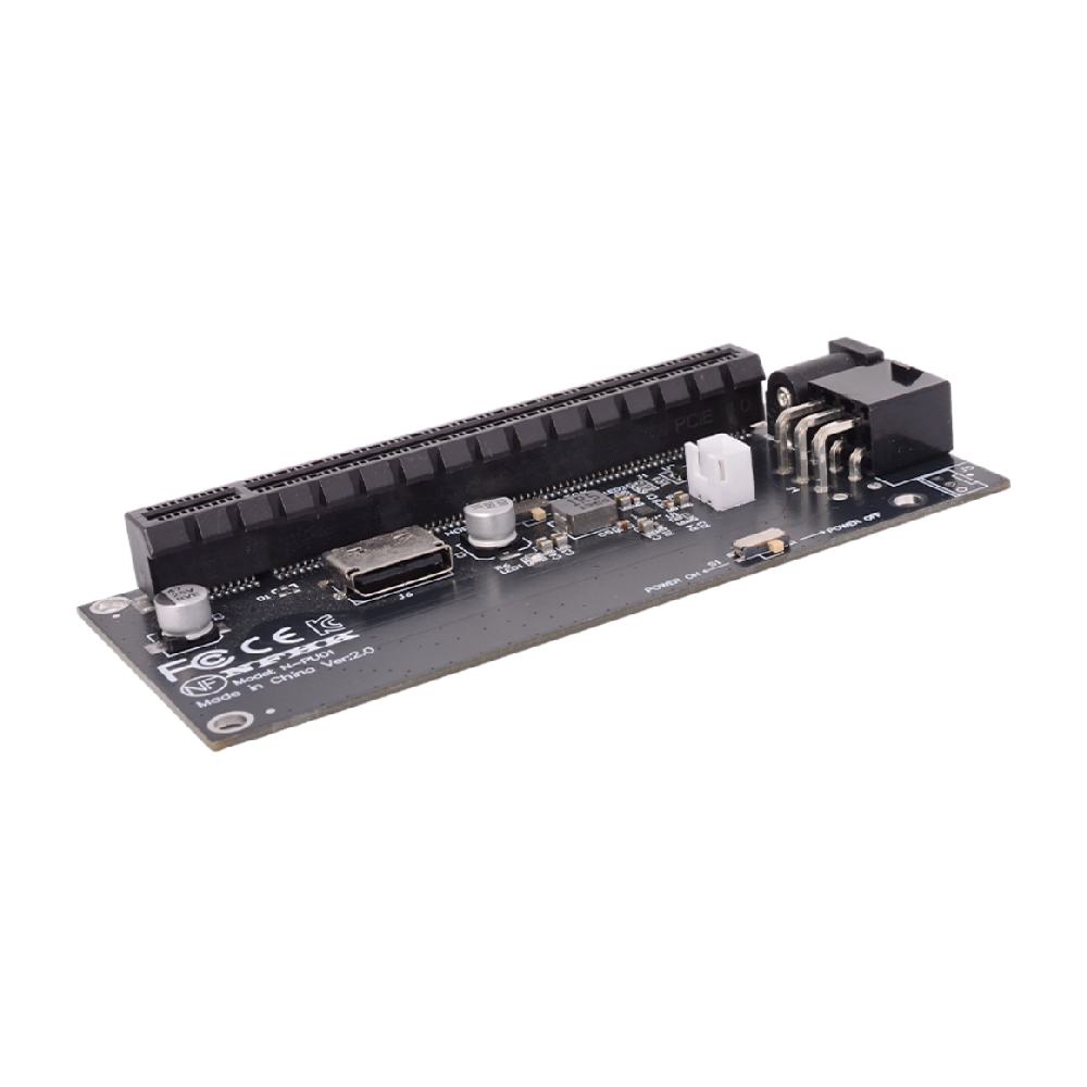 بطاقة محول Oculink SFF-8612 إل - مراجعة Pcie 4.0 X16 Riser Cable 90 Degree وسعره