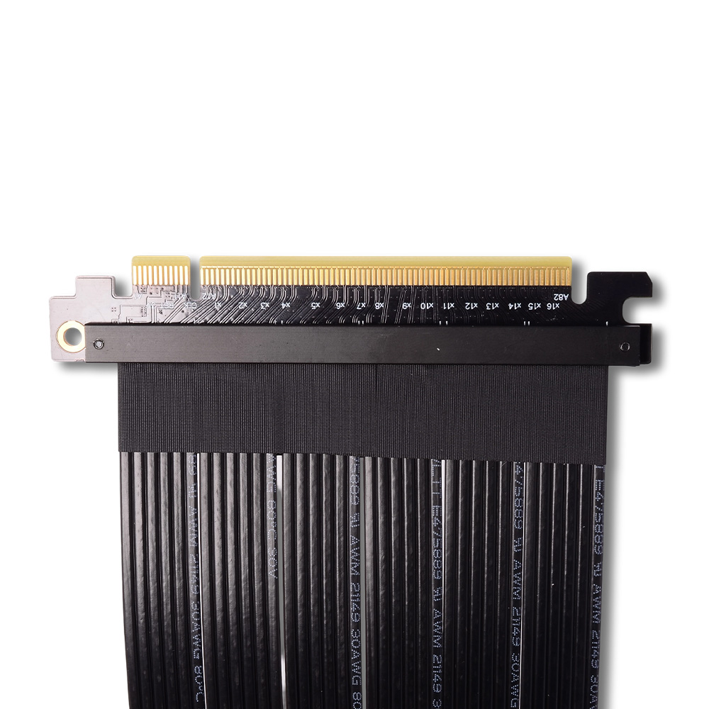 الناهض الفضة PCIe 4.0X16 إلى X - مراجعة Pcie 4.0 X16 Riser Cable 90 Degree وسعره
