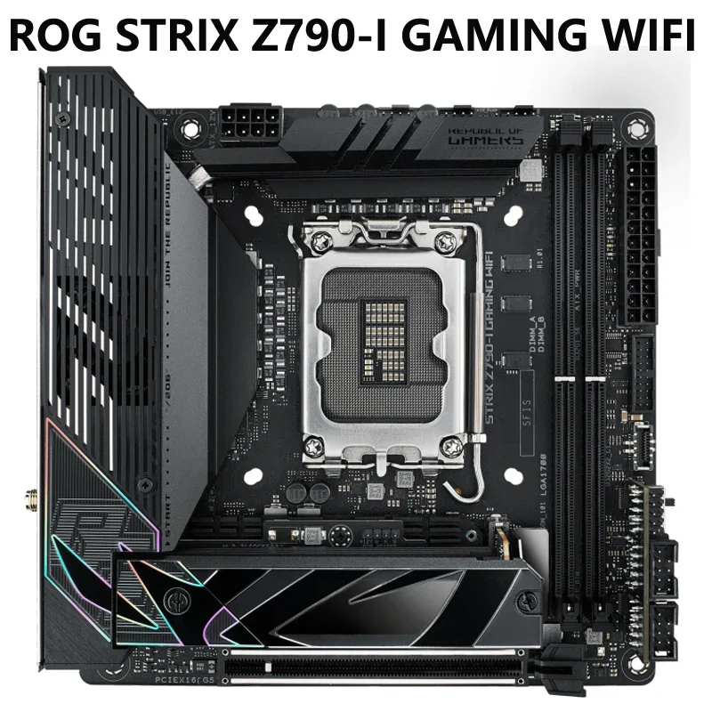 ASUS ROG STRIX Z790-I GAMING W - مراجعة Lga 1700 Ddr5 Itx Motherboard وسعره