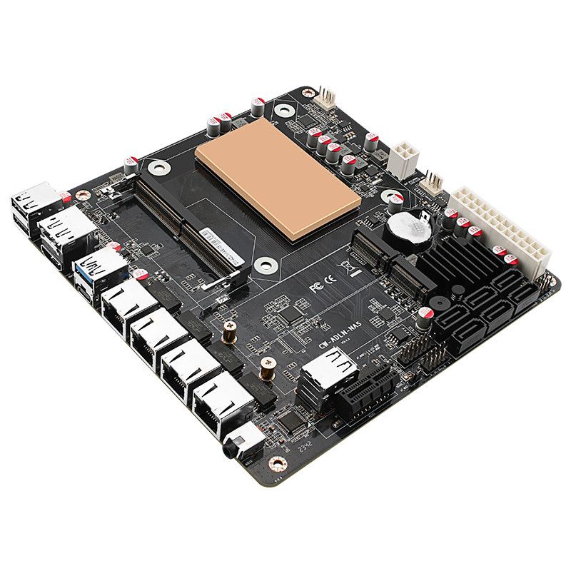 لوحة أم NAS منخفضة الطاقة N100 - مراجعة Nas Motherboard N100 6 Sata وسعره