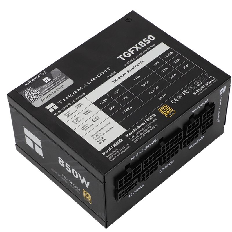 وحدة إمداد طاقة Thermalright T - مراجعة Sfx Power Supply 850W Gold وسعره