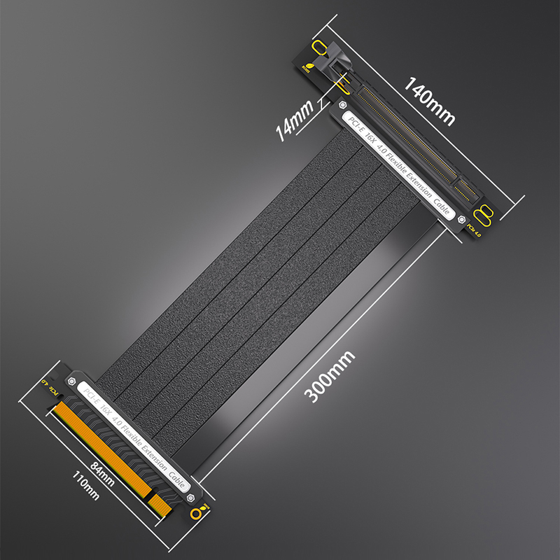 90 درجة PCI-E X16 4.0 كابل مرن - مراجعة Pcie 4.0 X16 Riser Cable 90 Degree وسعره