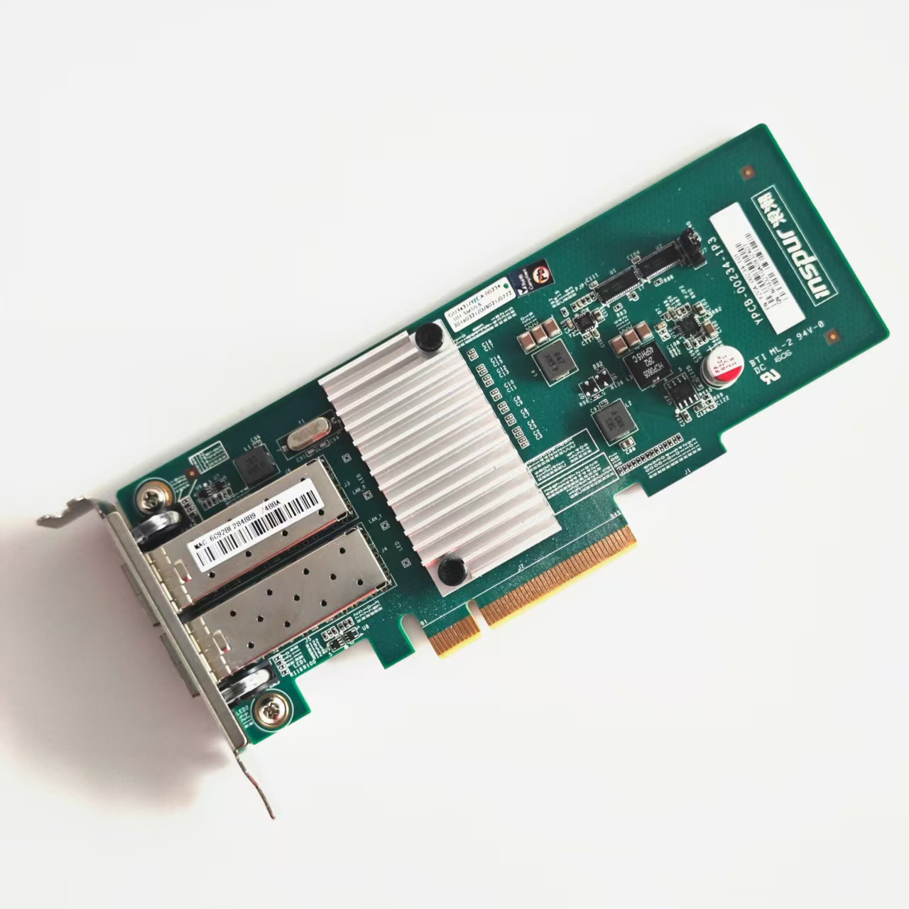 بطاقة شبكة SFP+ PCI-E سعة 10 ج - مراجعة 10Gb Sfp+ Pcie Network Card Dual Port وسعره