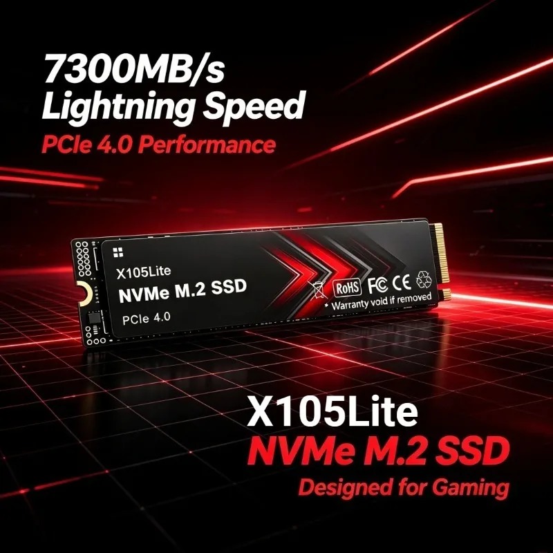 X105Lite 500GB-4TB M.2 PCIe 4. - مراجعة M.2 Nvme 4Tb Pcie 4.0 Ssd وسعره