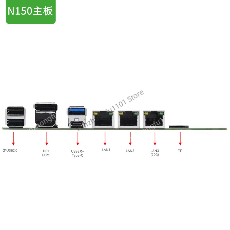 لوحة أم N150 NAS Host SATA من  - مراجعة Nas Motherboard N100 6 Sata وسعره