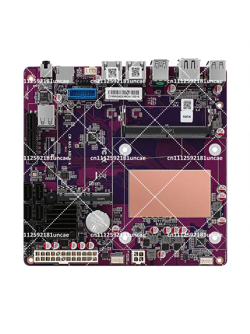 لوحة أم NAS DDR5 الجيل الثاني  - مراجعة Nas Motherboard N100 6 Sata وسعره