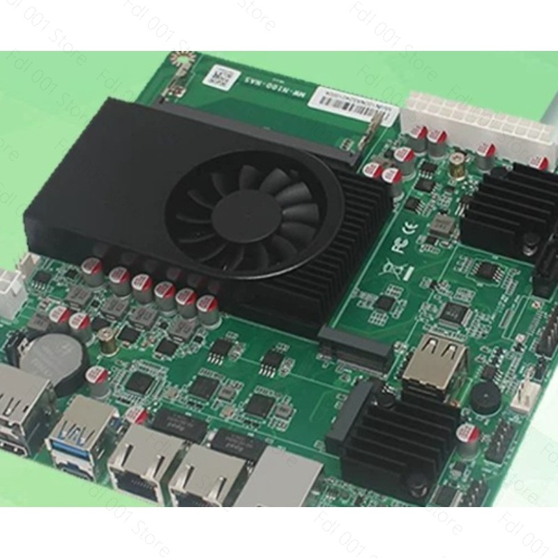 لوحة أم N100 مع منفذين 2.5G و1 - مراجعة Nas Motherboard N100 6 Sata وسعره