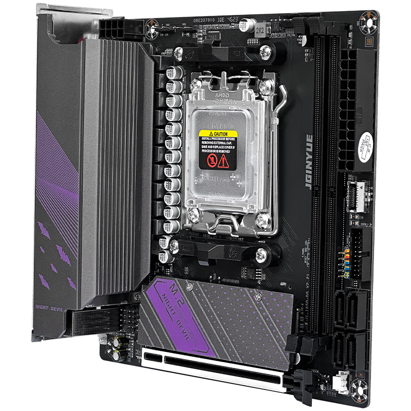 لوحة أم JGINYUE AM5 تدعم معالج - مراجعة B650 Itx Motherboard Wifi وسعره