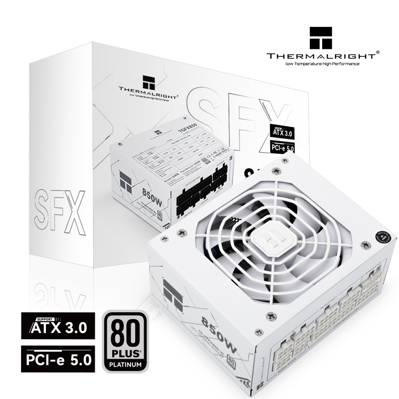 مصدر طاقة هيكل أبيض TR-TPFX850 - مراجعة Sfx Power Supply 850W Gold وسعره