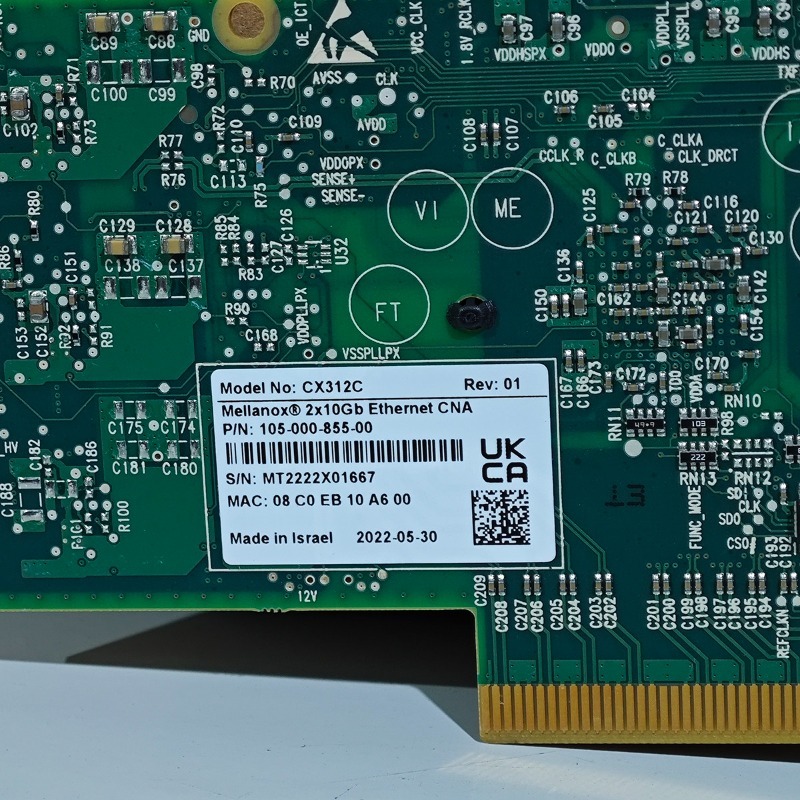 بطاقة شبكة CX312C بسعة 10 جيجا - مراجعة 10Gb Sfp+ Pcie Network Card Dual Port وسعره