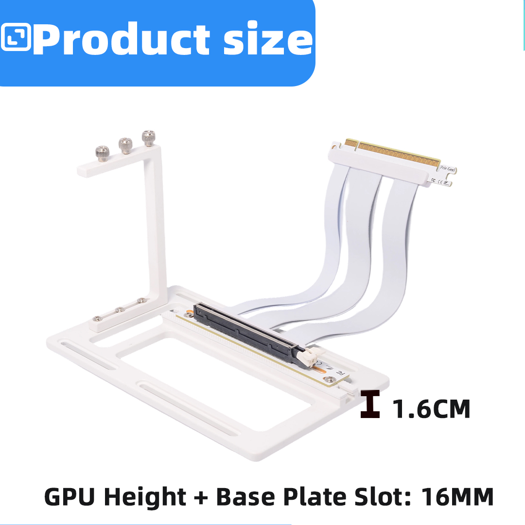 كابل رايزر PCIe 5.0 /4.0 /3.0  - مراجعة Pcie 4.0 X16 Riser Cable 90 Degree وسعره