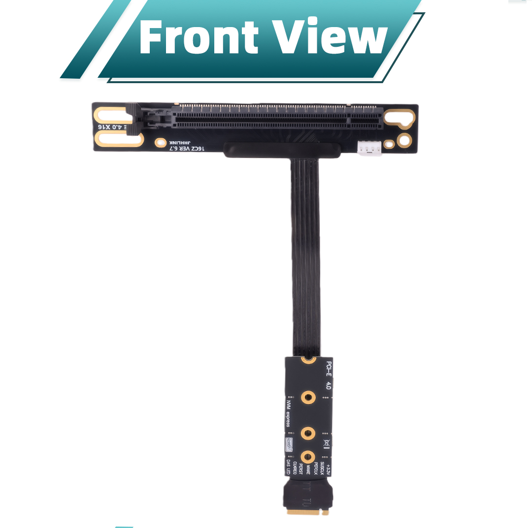 M.2 NVME إلى PCIe X16 90 درجة  - مراجعة Pcie 4.0 X16 Riser Cable 90 Degree وسعره