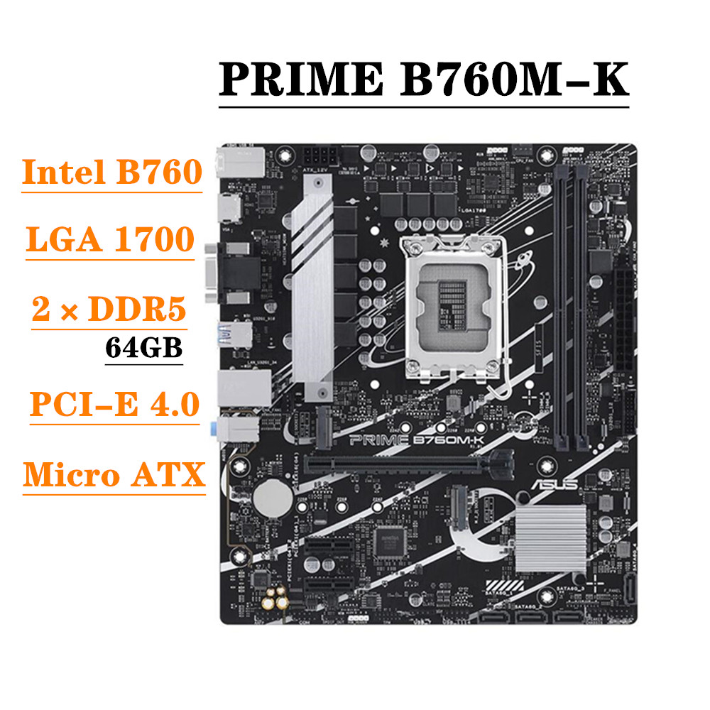 لوحة أم ASUS PRIME B760M-K تدع - مراجعة Lga 1700 Ddr5 Itx Motherboard وسعره