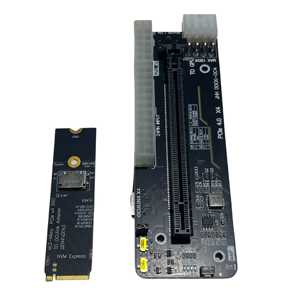 لـ Oculink/M.2 NVMe بطاقة الرس - مراجعة External Gpu Dock Pcie 4.0 Oculink وسعره