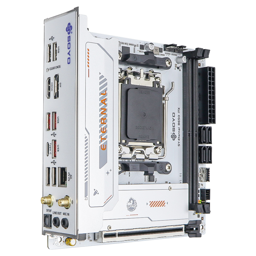 لوحة أم صغيرة SOYO B650ITX لمع - مراجعة B650 Itx Motherboard Wifi وسعره