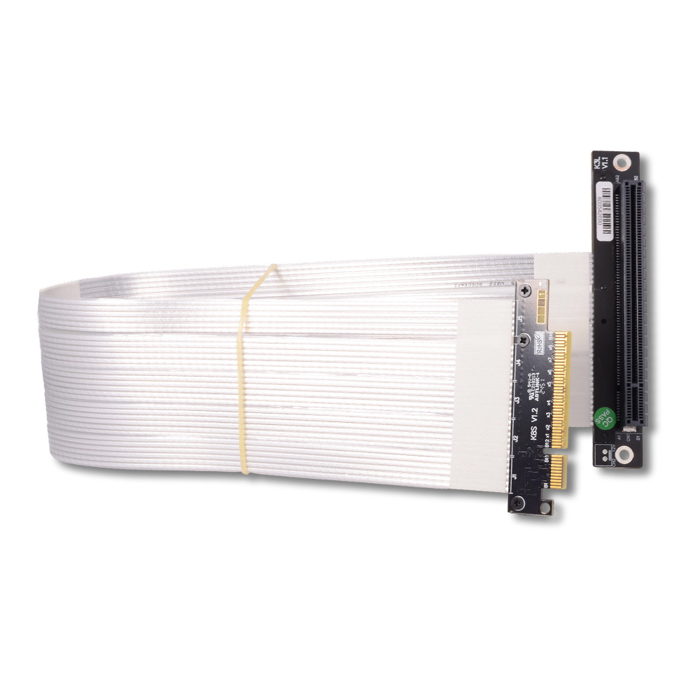 كابل تمديد ADT-Link PCIe 4.0 / - مراجعة Pcie 4.0 X16 Riser Cable 90 Degree وسعره