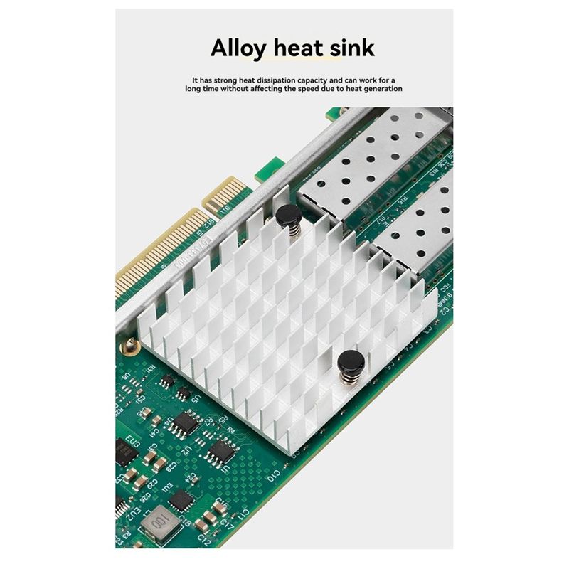 بطاقة شبكة X520-DA1 ذات المنفذ - مراجعة 10Gb Sfp+ Pcie Network Card Dual Port وسعره