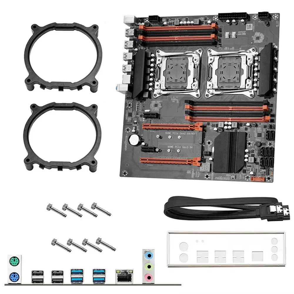 لوحة أم للألعاب X99 ثنائية الم - مراجعة X99 Dual Cpu Motherboard Combo وسعره