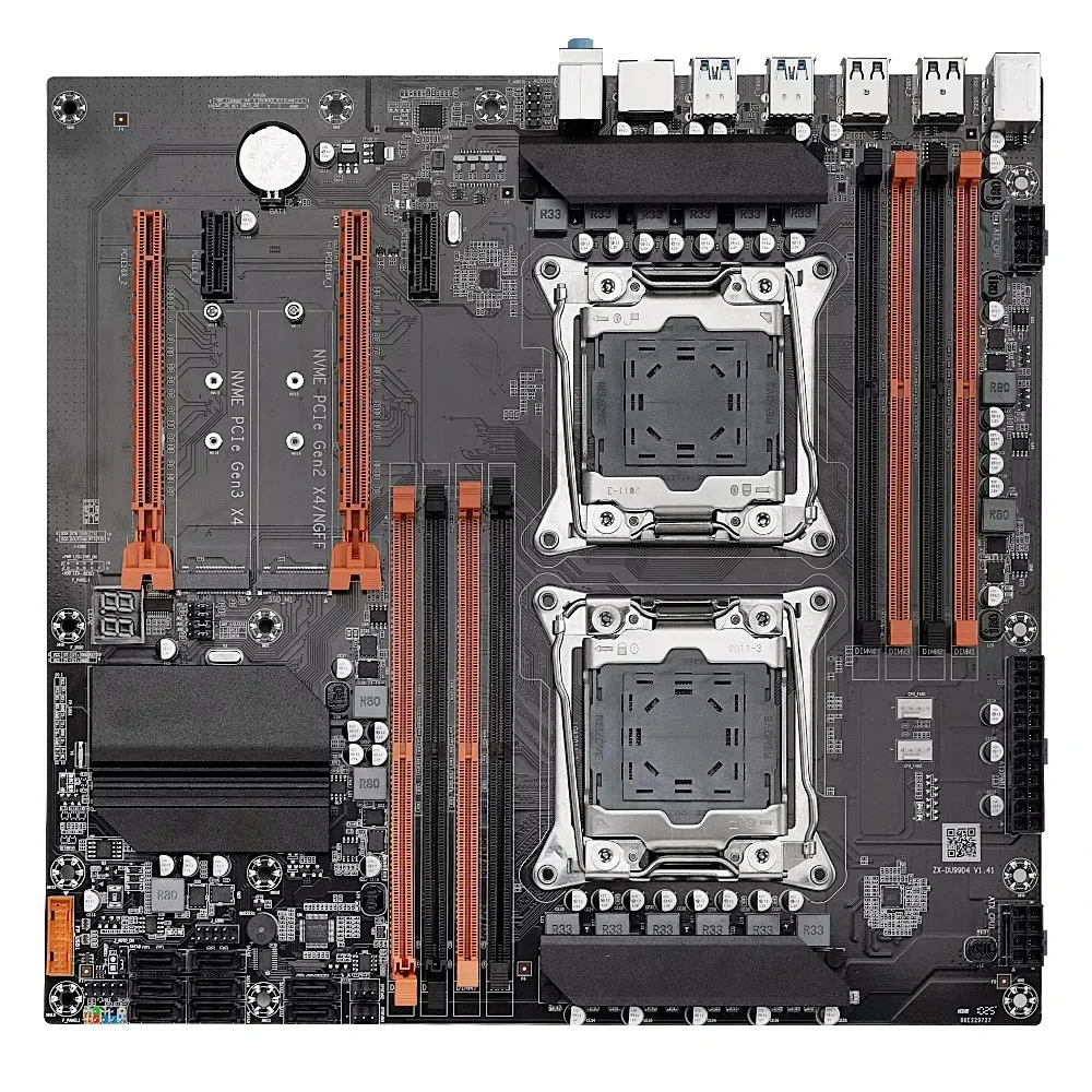 لوحة أم للألعاب X99 ثنائية الم - مراجعة X99 Dual Cpu Motherboard Combo وسعره